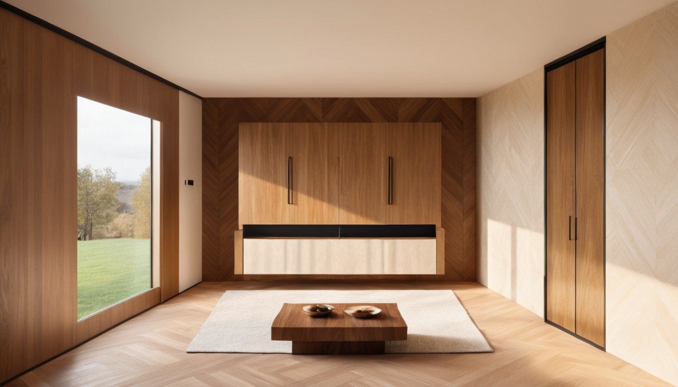 Warm luxury living room concept
