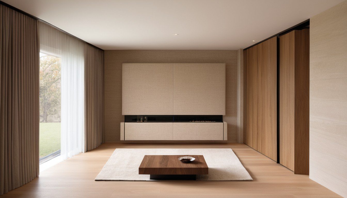 Modern contemporary living room concept